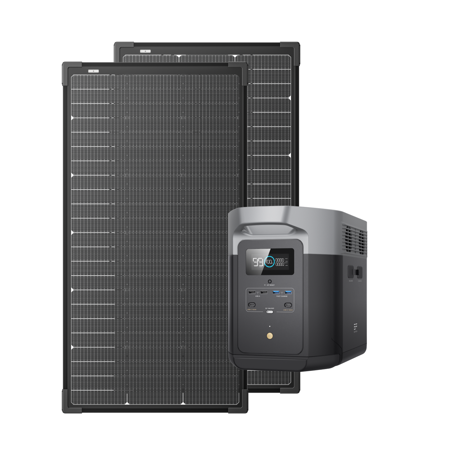 Gerador Solar EcoFlow DELTA 2 (PV125W) – EcoFlow Brasil