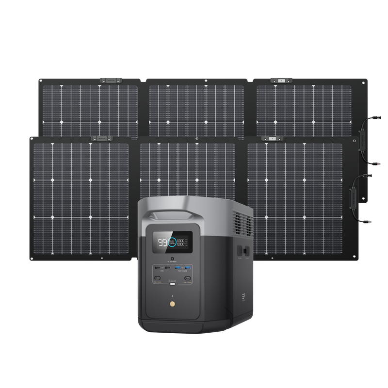 Carregue imagem no visualizador da galeriaGerador Solar EcoFlow DELTA 2 (PV160W)