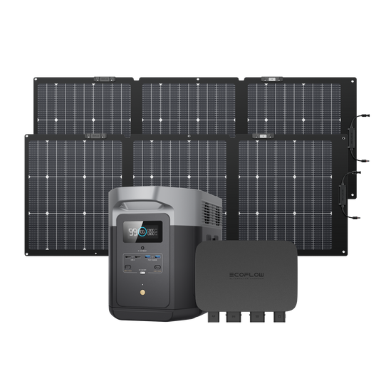 Gerador Solar EcoFlow DELTA 2 (PV160W)