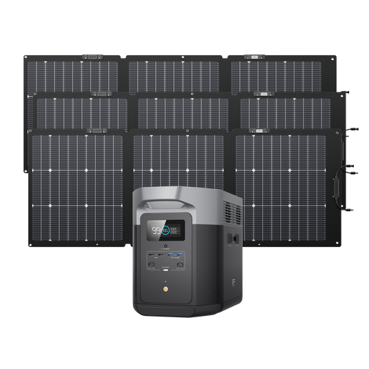 Gerador Solar EcoFlow DELTA 2 (PV160W)