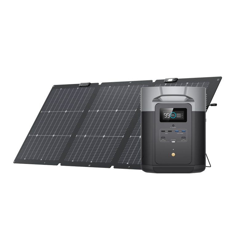 Carregue imagem no visualizador da galeriaGerador Solar EcoFlow DELTA 2 (PV160W)