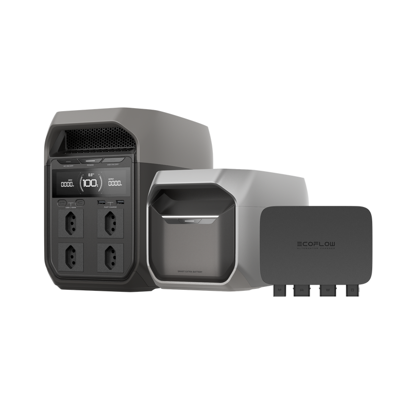 Load image into Gallery viewer, DELTA 3 + Bateria Extra Inteligente DELTA 3 + Carregador de Alternador de 800W