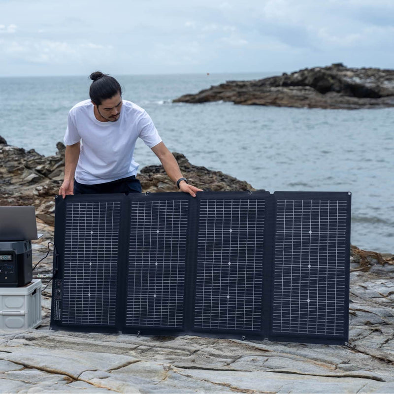 Carregue imagem no visualizador da galeriaEcoFlow 220W Bifacial Portable Solar Panel
