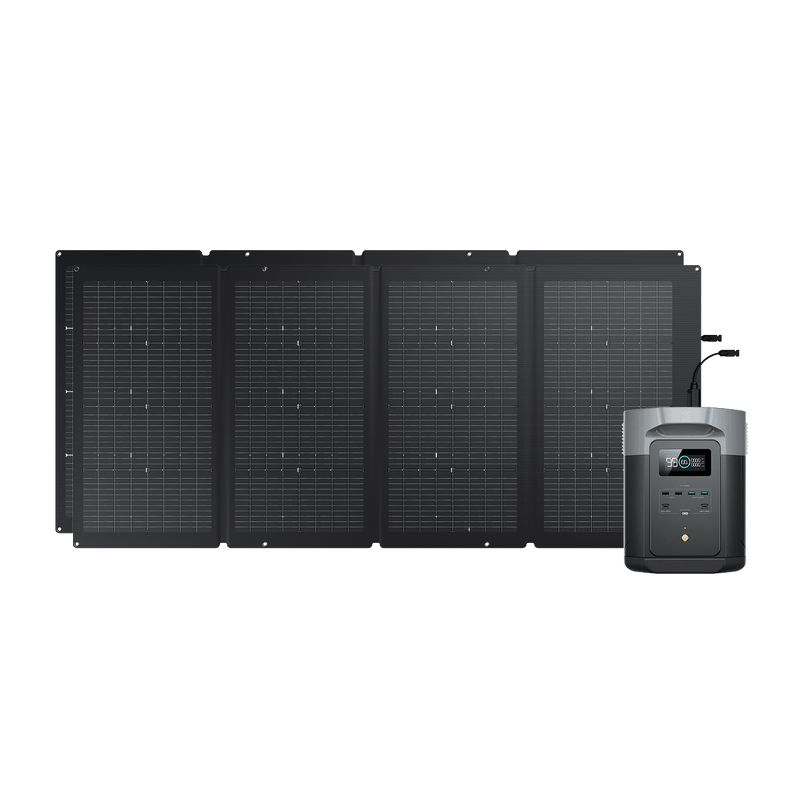 Carregue imagem no visualizador da galeriaEcoFlow DELTA 2 MAX + 220W Portable Solar Panel 2