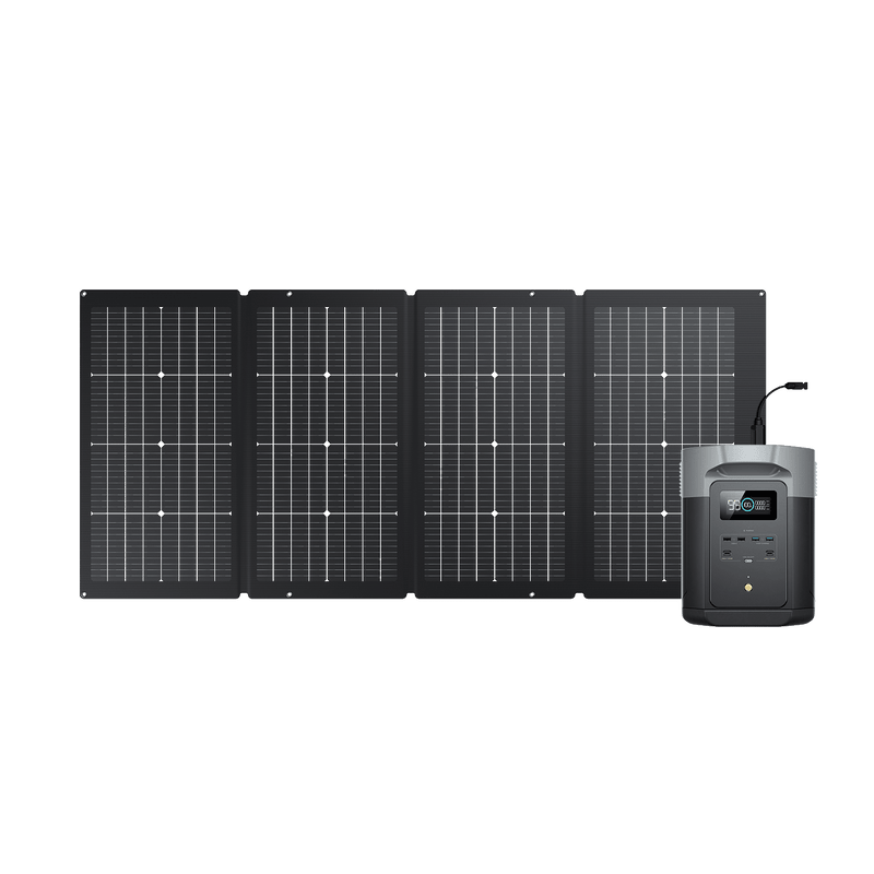 Carregue imagem no visualizador da galeriaEcoFlow DELTA 2 MAX + 220W Portable Solar Panel 1