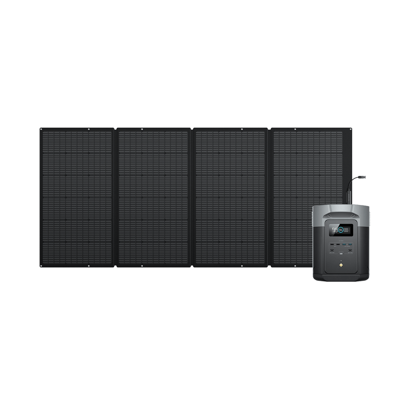 Carregue imagem no visualizador da galeriaEcoFlow DELTA 2 Max + 400W Portable Solar Panel 1