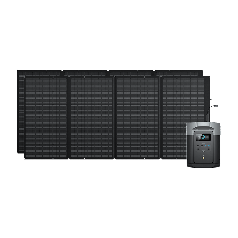 Carregue imagem no visualizador da galeriaEcoFlow DELTA 2 Max + 400W Portable Solar Panel 2