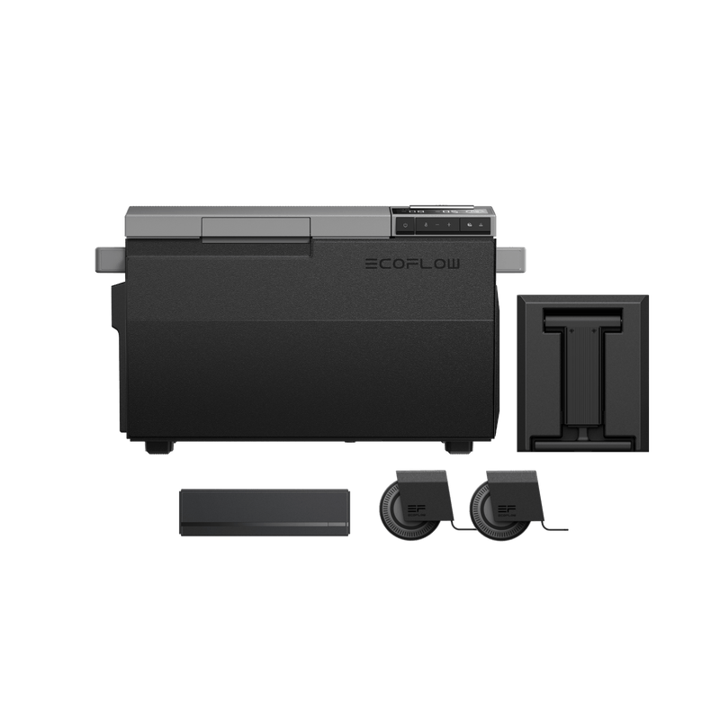 Carregue imagem no visualizador da galeriaEcoFlow GLACIER Portable Refrigerator GLACIER + Plug-in Battery + Detachable Wheels and Lever