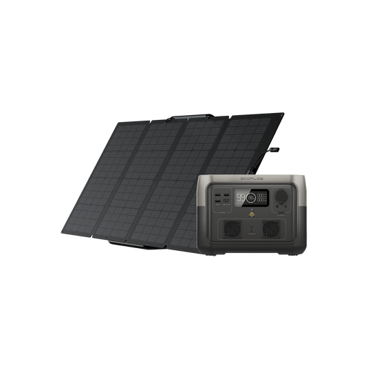 EcoFlow RIVER 2 Max + 160W Portable Solar Panel