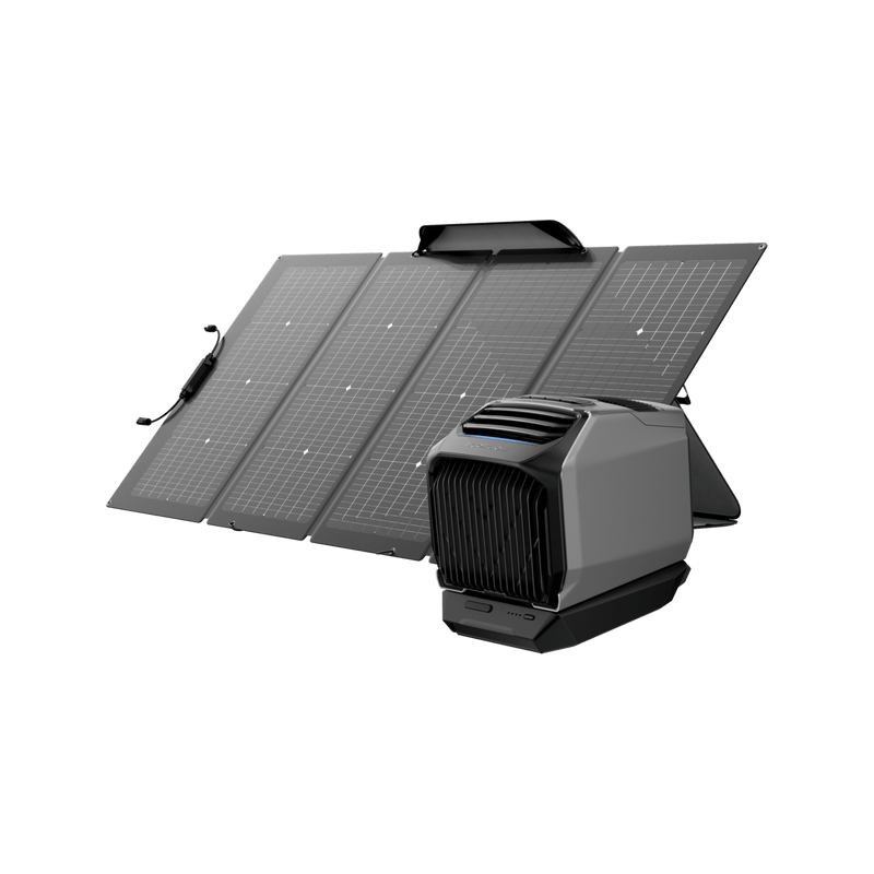Carregue imagem no visualizador da galeriaEcoFlow WAVE 2 Portable Air Conditioner WAVE 2 + Add-on battery + 220W Bifacial Solar Panel
