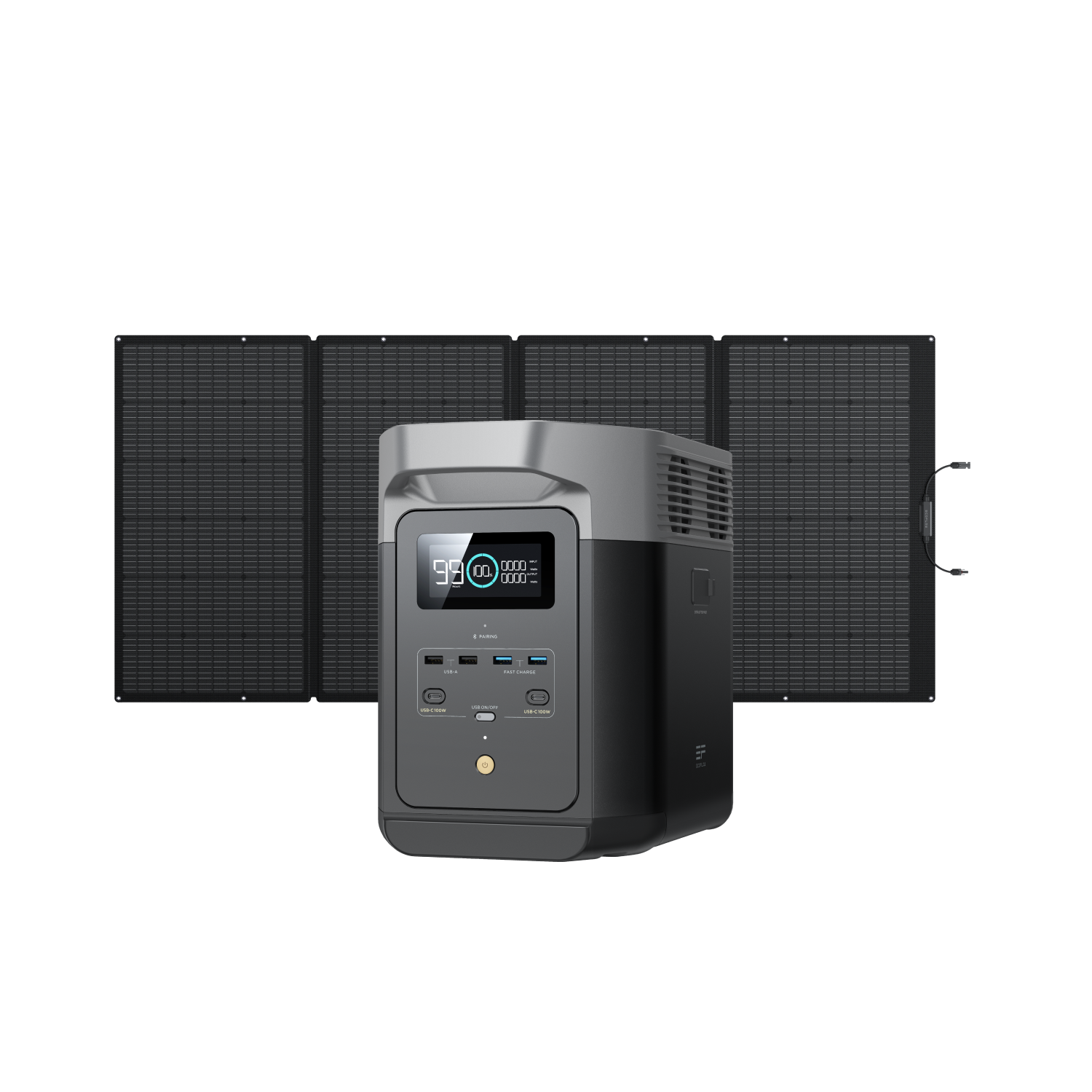 Gerador Solar EcoFlow DELTA 2 Max (PV400W) | EcoFlow Brasil
