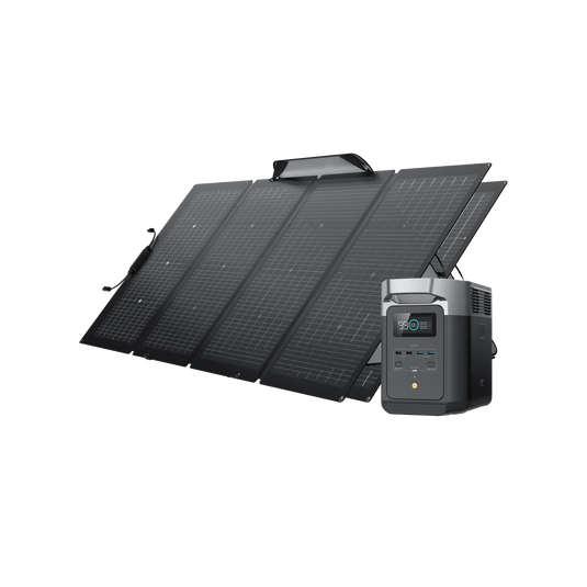 EcoFlow DELTA 2 + 220W Portable Solar Panel