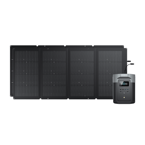 EcoFlow DELTA 2 MAX + 220W Portable Solar Panel 2