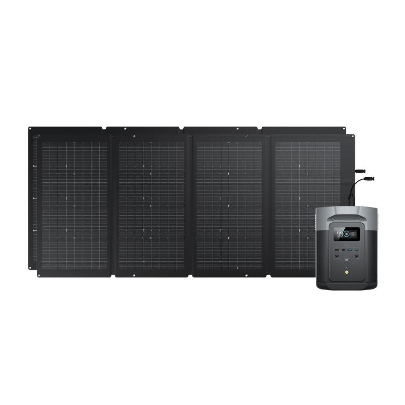 Carregue imagem no visualizador da galeriaEcoFlow DELTA 2 MAX + 220W Portable Solar Panel 2
