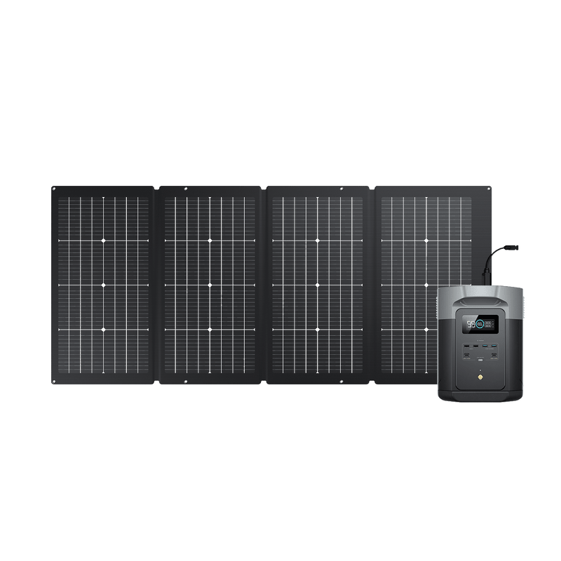 Carregue imagem no visualizador da galeriaEcoFlow DELTA 2 MAX + 220W Portable Solar Panel 1
