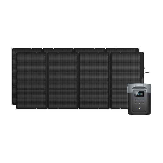 EcoFlow DELTA 2 Max + 400W Portable Solar Panel 2