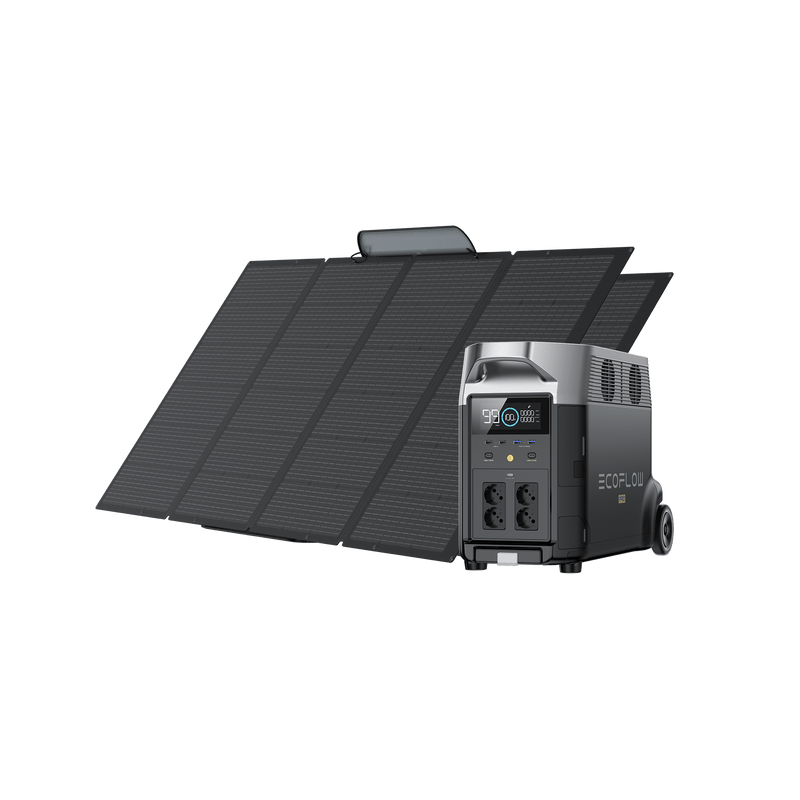 Carregue imagem no visualizador da galeriaEcoFlow DELTA Pro + 400W Portable Solar Panel
