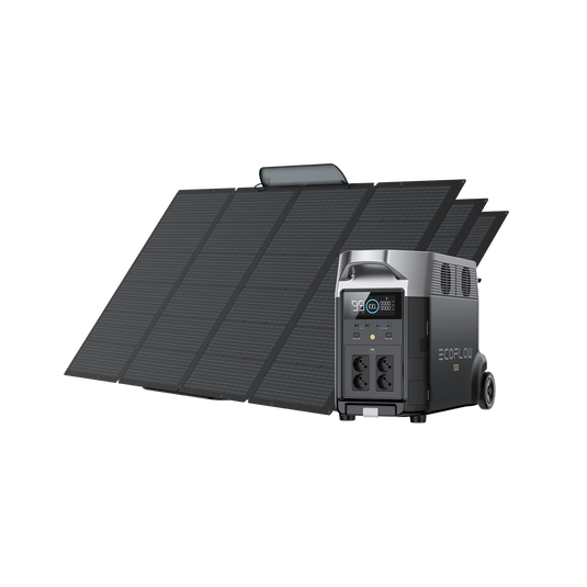 EcoFlow DELTA Pro + 400W Portable Solar Panel