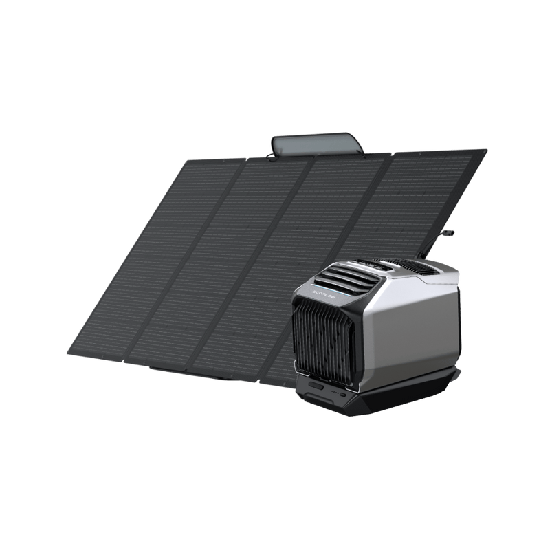 Carregue imagem no visualizador da galeriaEcoFlow WAVE 2 Portable Air Conditioner WAVE 2 + Add-on battery + 400W Portable Solar Panel
