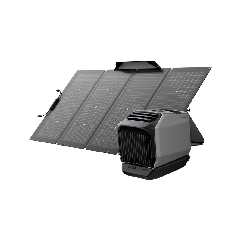 Carregue imagem no visualizador da galeriaEcoFlow WAVE 2 Portable Air Conditioner WAVE 2 + Add-on battery + 220W Bifacial Solar Panel
