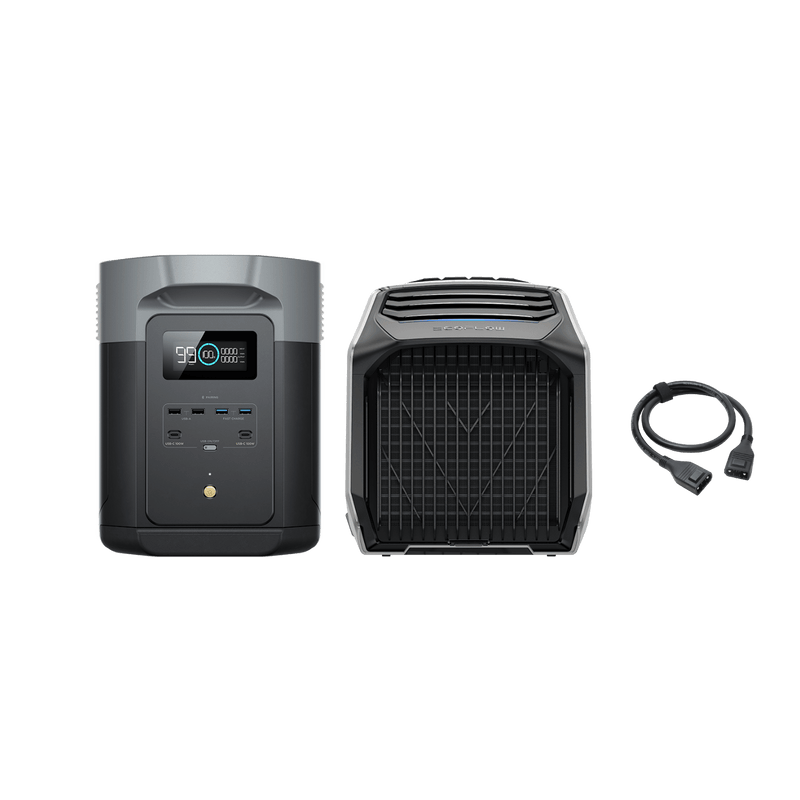 Carregue imagem no visualizador da galeriaEcoFlow WAVE 2 Portable Air Conditioner WAVE 2 + DELTA 2 Max
